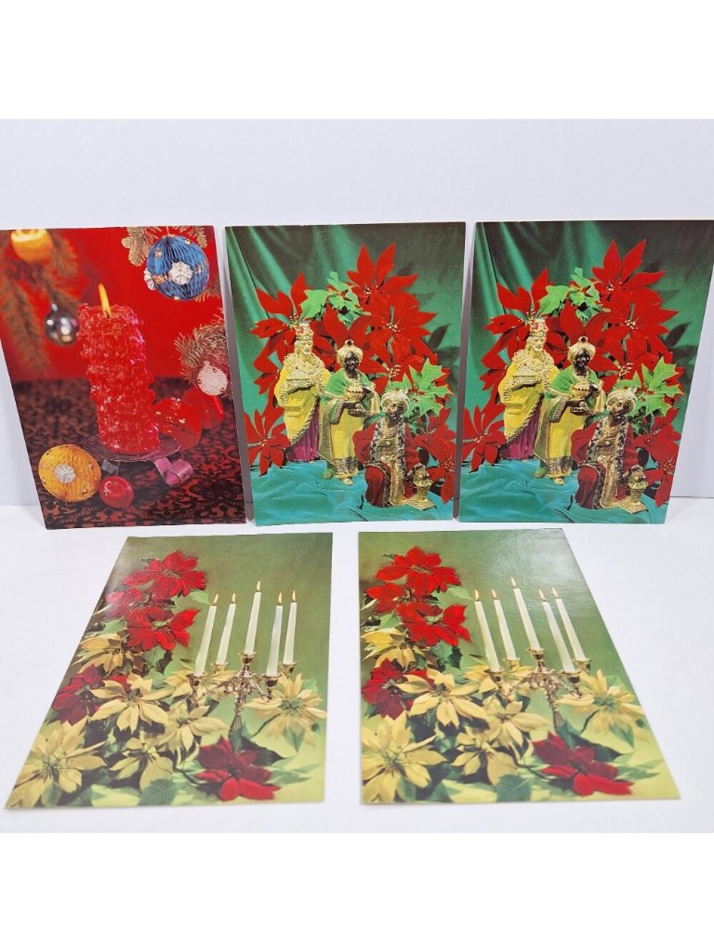 Christmas Card Coronation Collection 5 MCM Lot Vintage 3 Designs Unused - Picture 14 of 15